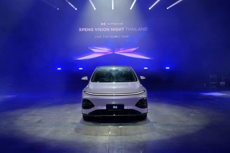 ดีไซน์ด้านหน้า NEW XPENG G6 SUV ไฟฟ้า
